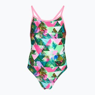 Gyermek egy részes úszódressz Funkita Single Strap One Piece sub lime