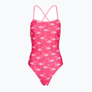 Női egyrészes fürdőruha Funkita Strapped In One piece flaming go gos