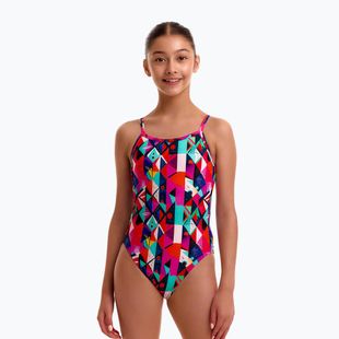 Gyermek egy részes fürdőruha Funkita Single Strap One pieces art dropout