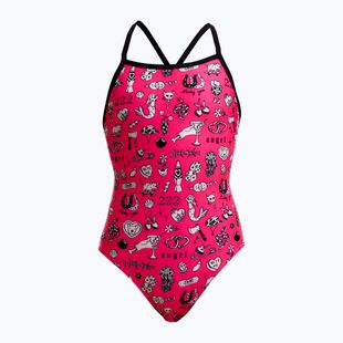 Gyerek egyrészes fürdőruha Funkita Tie Me Tight One Piece sketchy