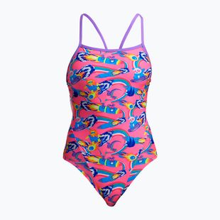 Női egyrészes fürdőruha Funkita Single Strap One Piece sweet surfers