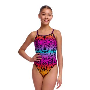 Gyerek egyrészes fürdőruha Funkita Single Strap One Piece wild animal