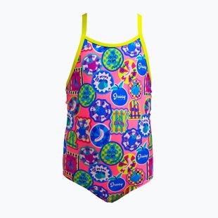 Gyerek egyrészes fürdőruha Funkita Printed One Piece zesty besty