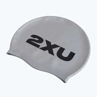 2XU szilikon ezüst/ezüst úszó sapka