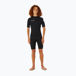 Gyerek úszóruha Rip Curl Trad 2/2mm Back Zip Springsuit black