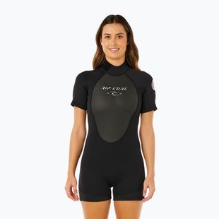 Női úszóruha Rip Curl Omega 2/2 mm Back Zip Springsuit black