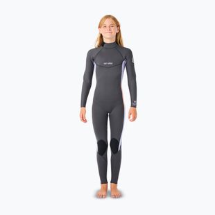 Gyerek úszóhab Rip Curl Dawn Patrol Back Zip 4/3mm GB Jr charcoal grey