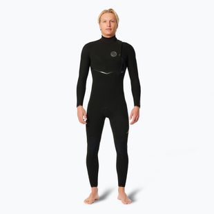 Férfi Rip Curl E Bomb 4/3 mm Zip Free úszószivacs Fekete