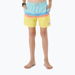 Rip Curl Surf Revival Volley gyermek rövidnadrág 46 kék/sárga 027BBO