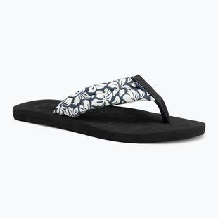 Női Rip Curl Freedom Plush Bloom flip flopok fekete