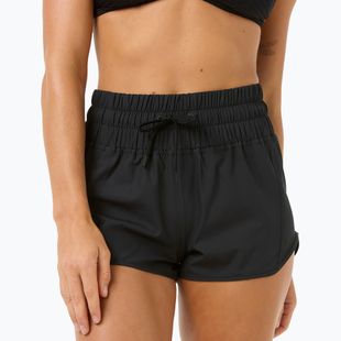 Női Rip Curl High Waist Retro Volley 3" úszó rövidnadrág fekete