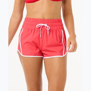 Női Rip Curl High Waist Retro Volley 3" úszónadrág hibiszkusz piros