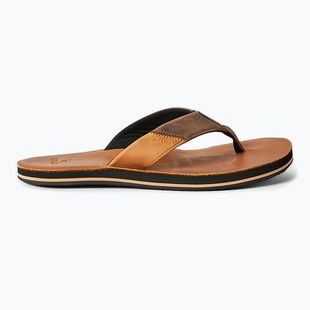 Férfi Rip Curl Oxford Leather tan flip flopok