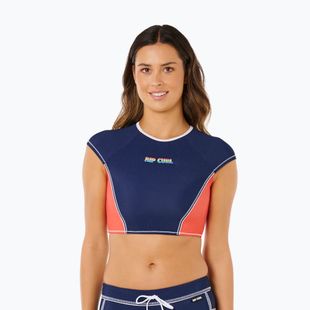 Női úszópóló Rip Curl Surf Tide Crop Rashvest dark navy