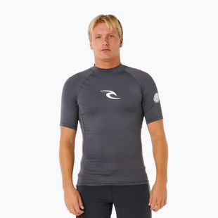 Férfi úszópóló Rip Curl Waves Upf Perf charcoal grey