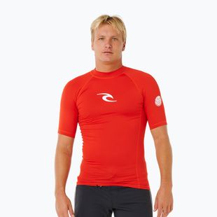 Férfi úszópóló Rip Curl Waves Upf Perf lava red