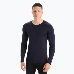 Férfi hőaktív pulóver icebreaker 200 Oasis Crewe midnight navy