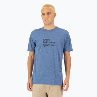 Férfi thermo ing Mons Royale Zephyr Tencel acél kék