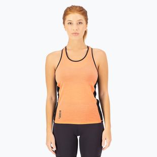 Női termikus tank top Mons Royale Bella Merino Tank punch/fekete