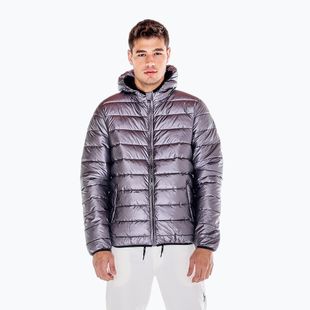 Férfi kabát LEONE 1947 Work Leisure silver glossy