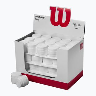 Wilson Pro Overgrip teniszütő burkolatok 60 db fehér.
