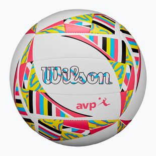 Wilson AVP Movement strandröplabda fehér/rózsaszín/sárga méret 5