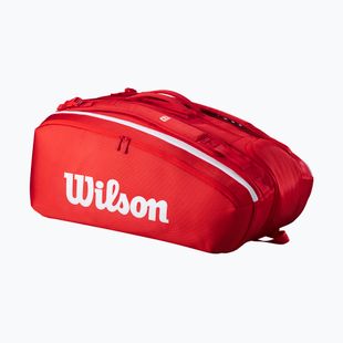Wilson Super Tour Red 15PK piros tenisz táska