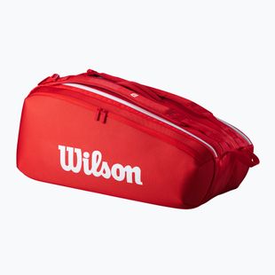 Wilson Super Tour Red 9PK piros tenisz táska