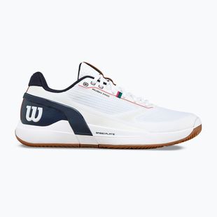 Férfi teniszcipő Wilson Rush Pro 5 Clay white/navy blazer/gum