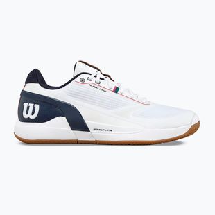 Férfi teniszcipő Wilson Rush Pro 5 white/navy blazer/gum