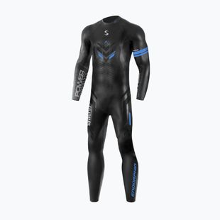 Férfi triatlon neoprén ruha Synergy Endorphin Full Sleeve 5/3 mm black/blue