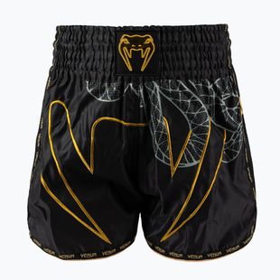 Férfi edzőshort Venum Serpenti Muay Thai black/silver/gold