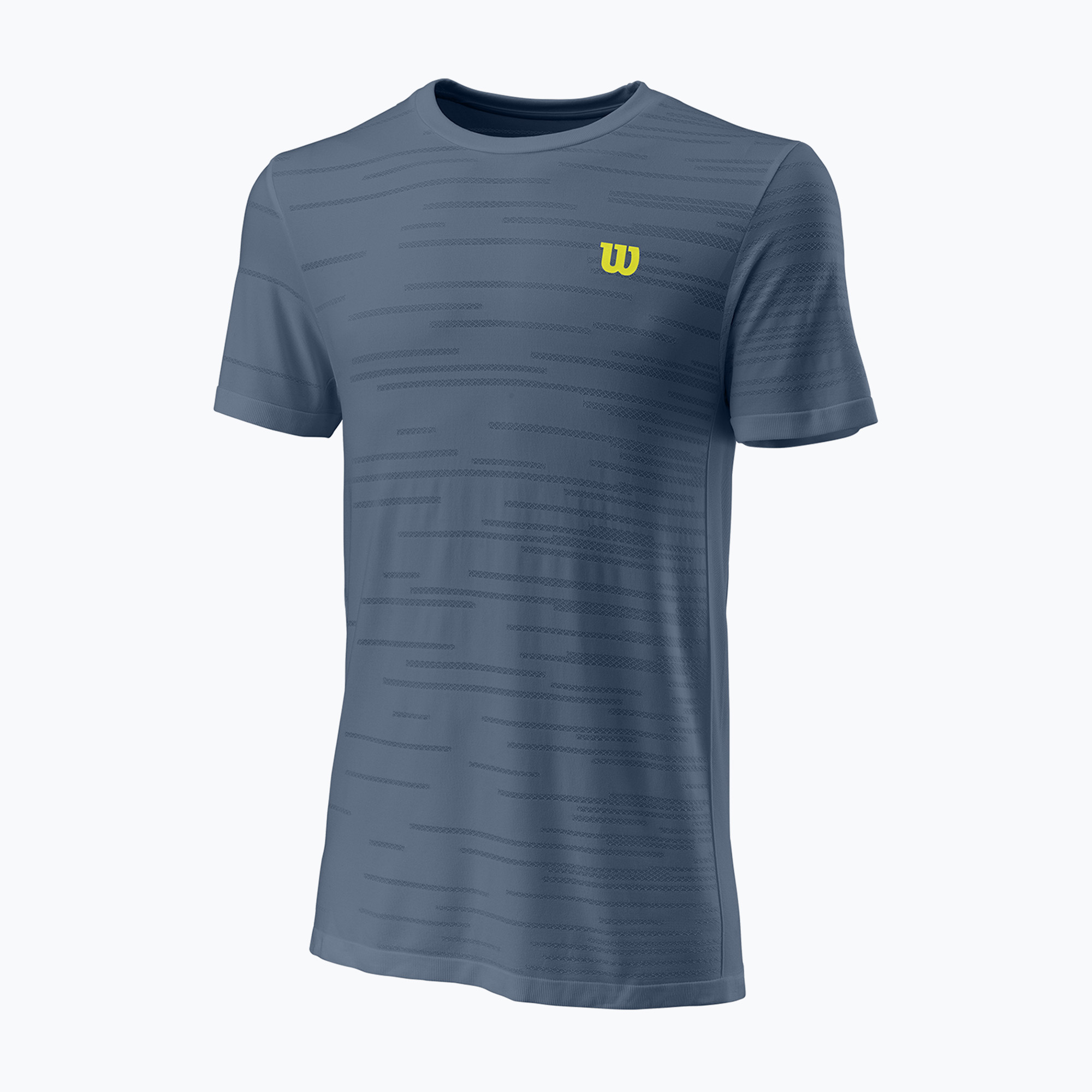 17%-kal olcsóbban.  Férfi teniszpóló Wilson KAOS Rapide SMLS Crew II kék WRA813802. Méret: S