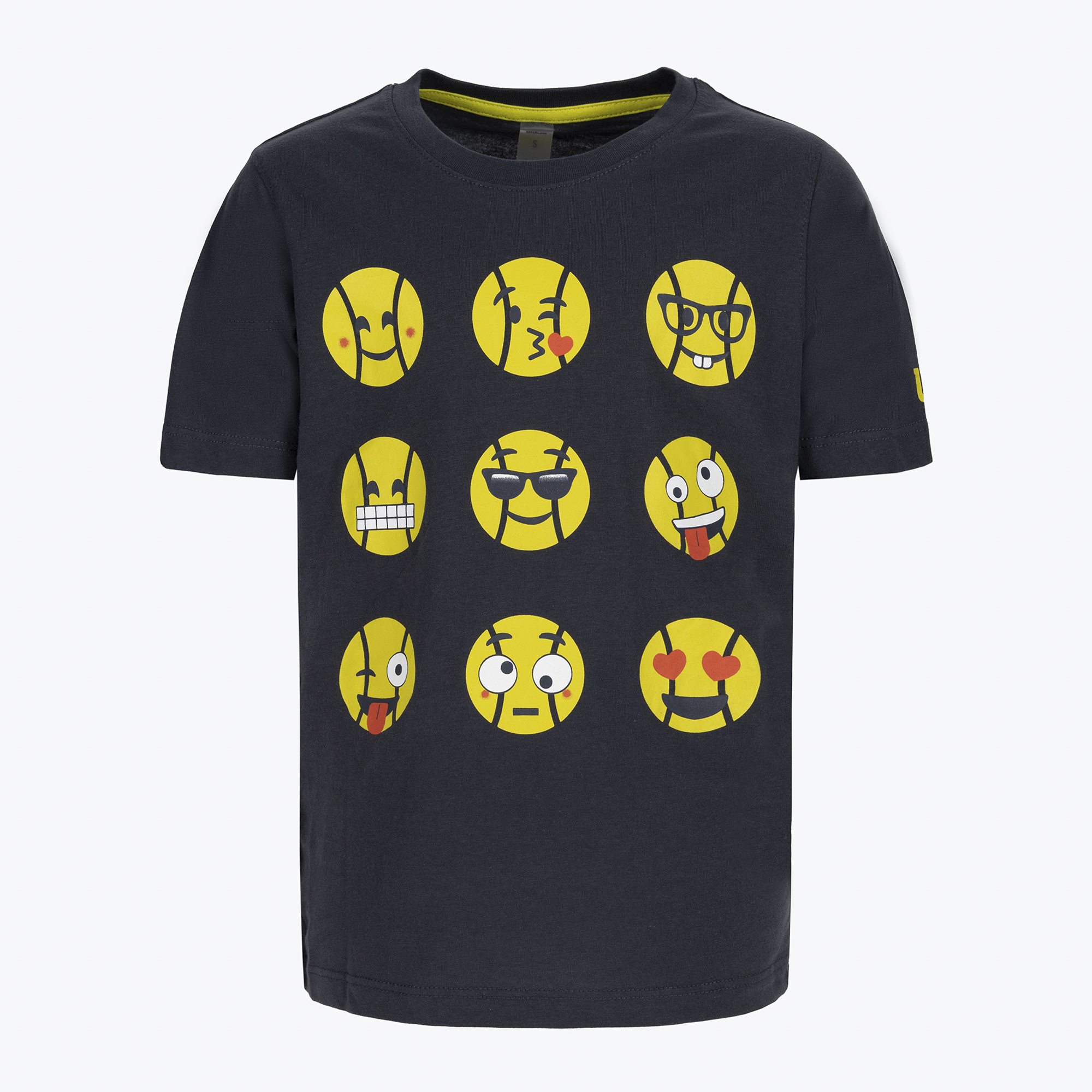 42%-kal olcsóbban.  Wilson Emoti-Fun Tech Tee gyermek teniszpóló tengerészkék WRA807401. Méret: S