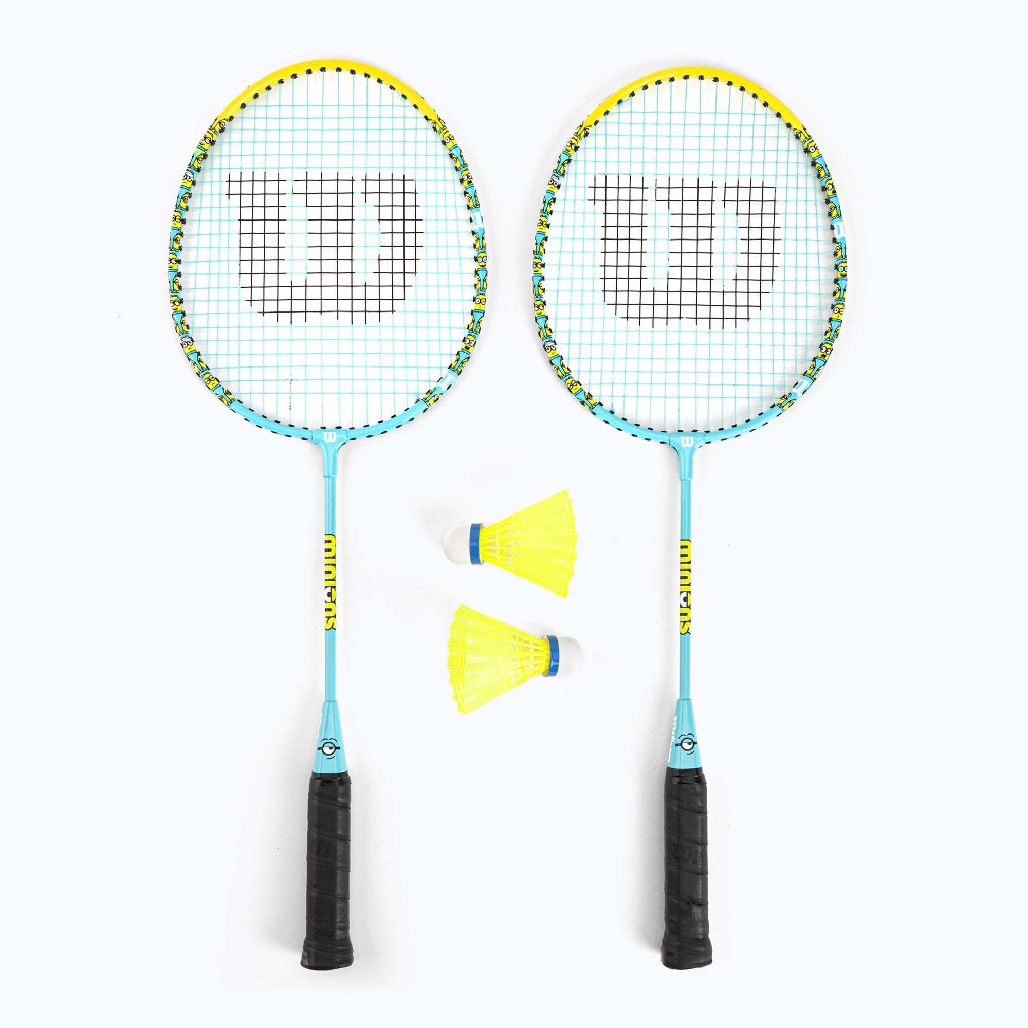 12%-kal olcsóbban.  Wilson Minions 2.0 JR Badminton 2 gyermek tollaslabda szett WR105710F2. Méret: OS