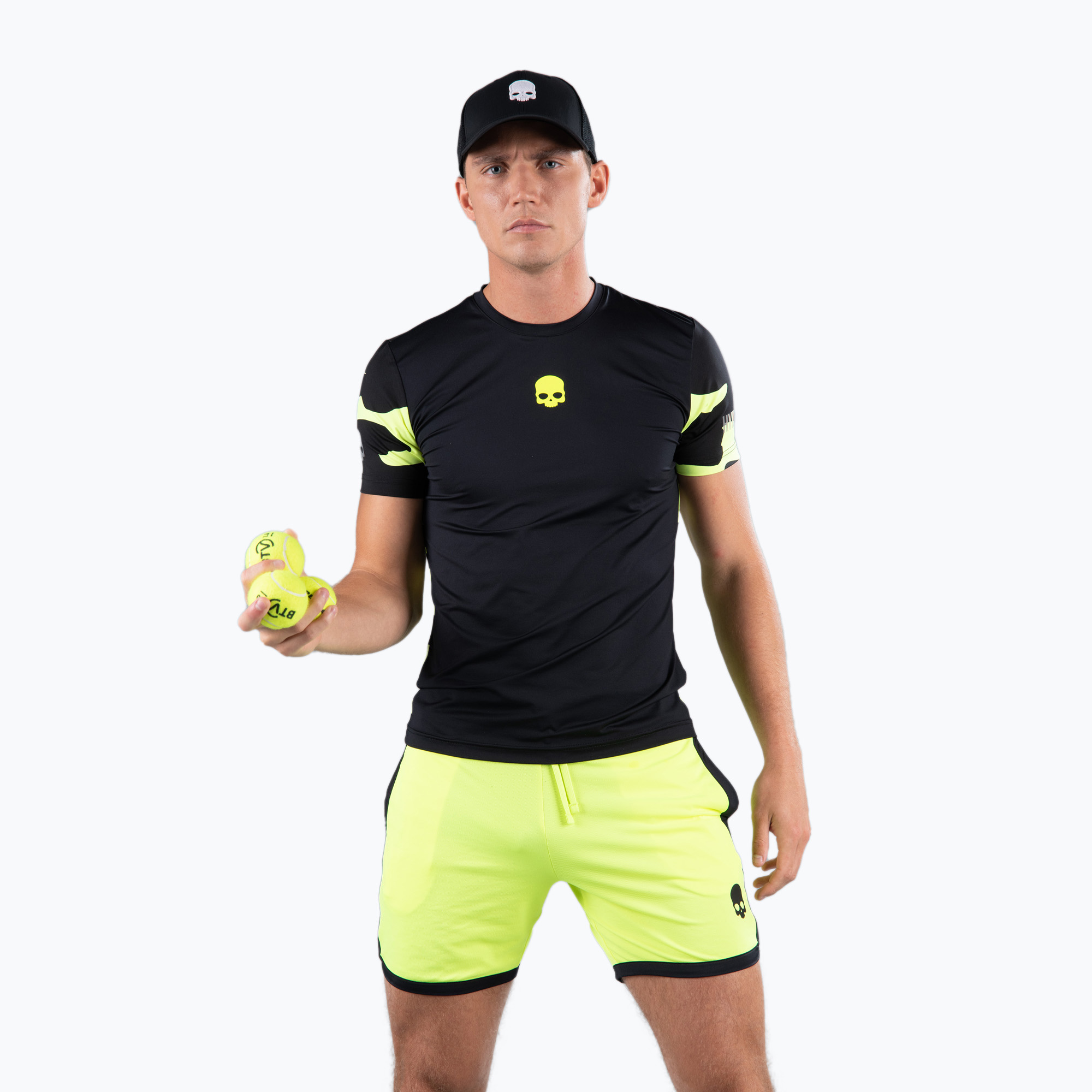 39%-kal olcsóbban.  Férfi tenisz póló HYDROGEN Camo Tech fekete T00514G03. Méret: M