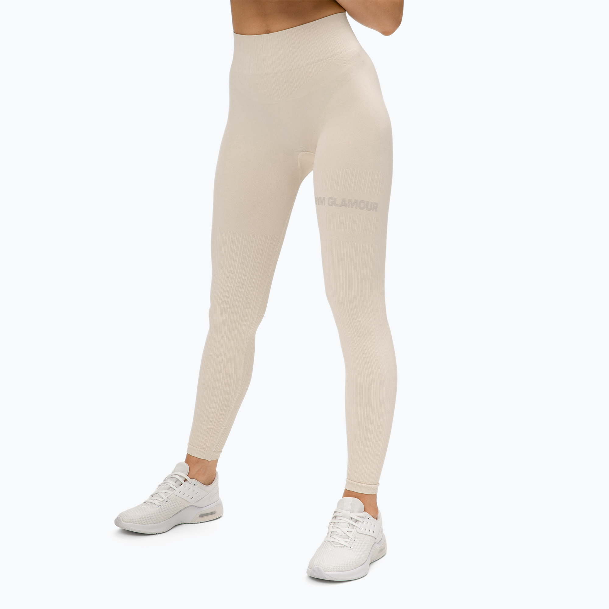 15%-kal olcsóbban.  Női leggings Gym Glamour push up krém bézs 375. Méret: M