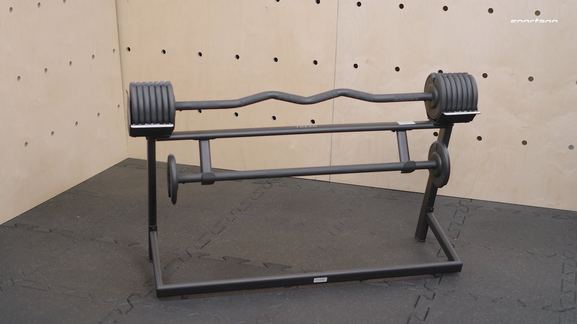 TREXO 36 kg-os állítható súlyzó készlet