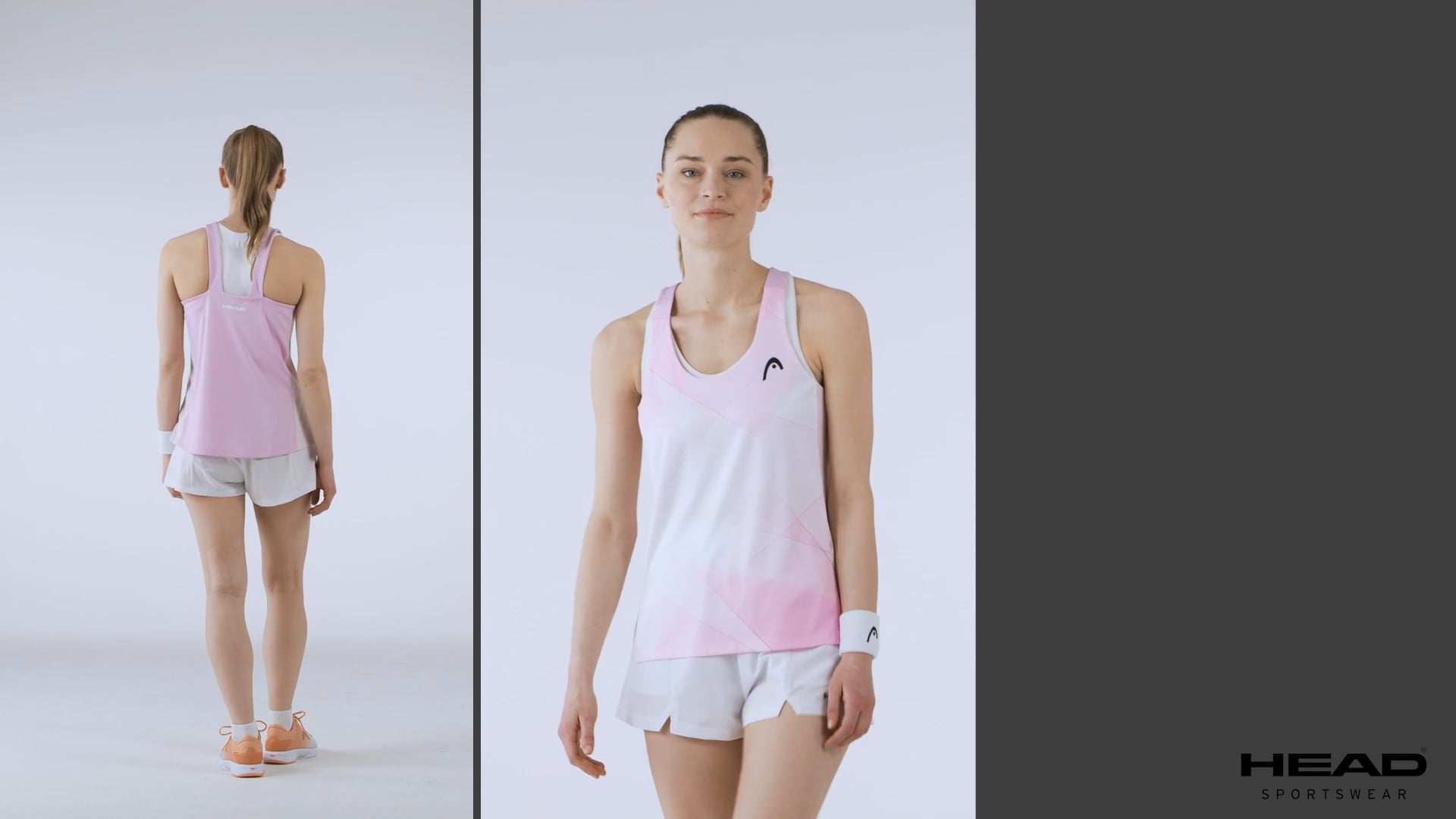 Női tenisz felső HEAD Spirit Tank Top nyomtatás vision w/alight lila