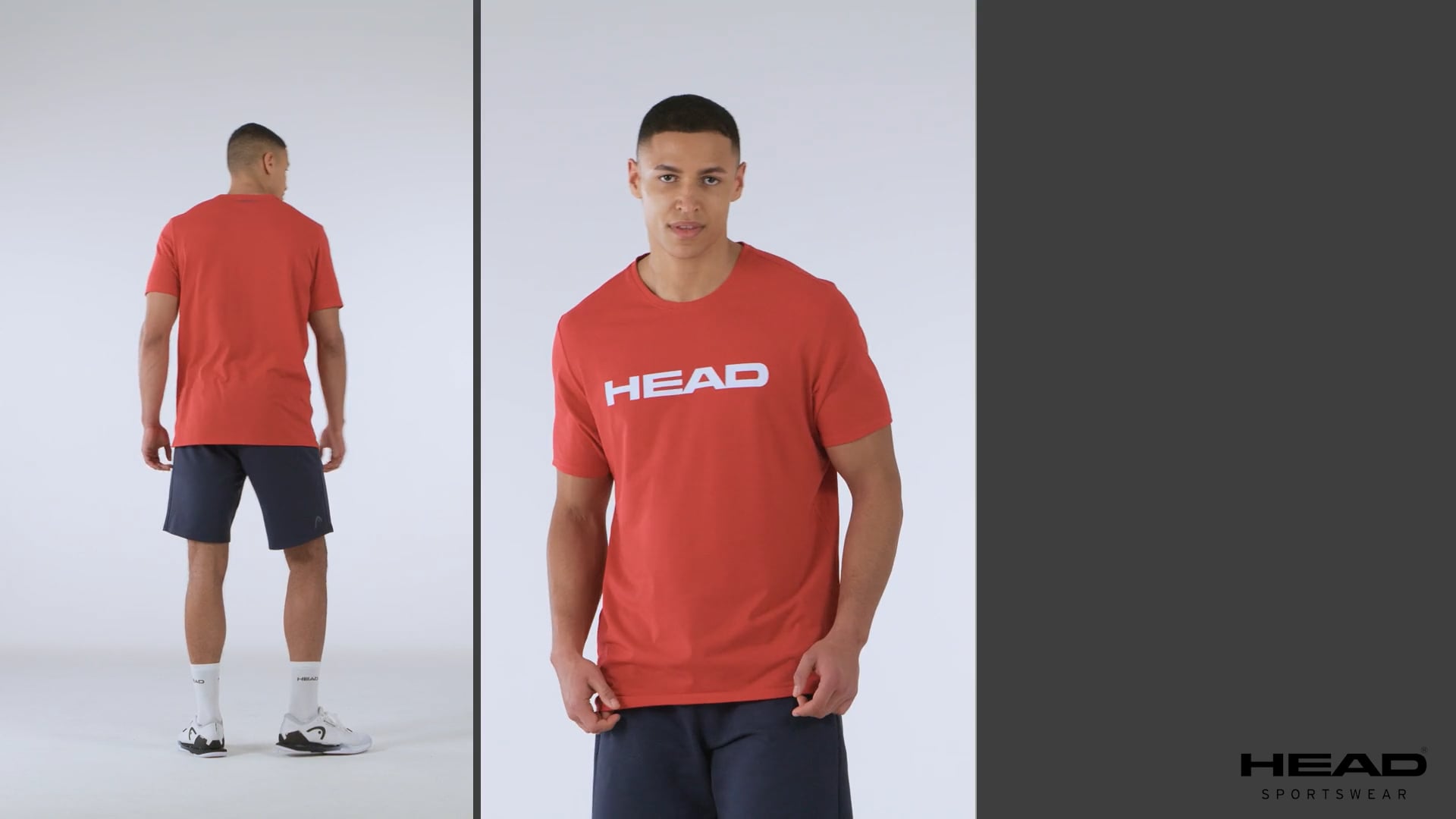 Férfi teniszpóló HEAD Club Original vörös