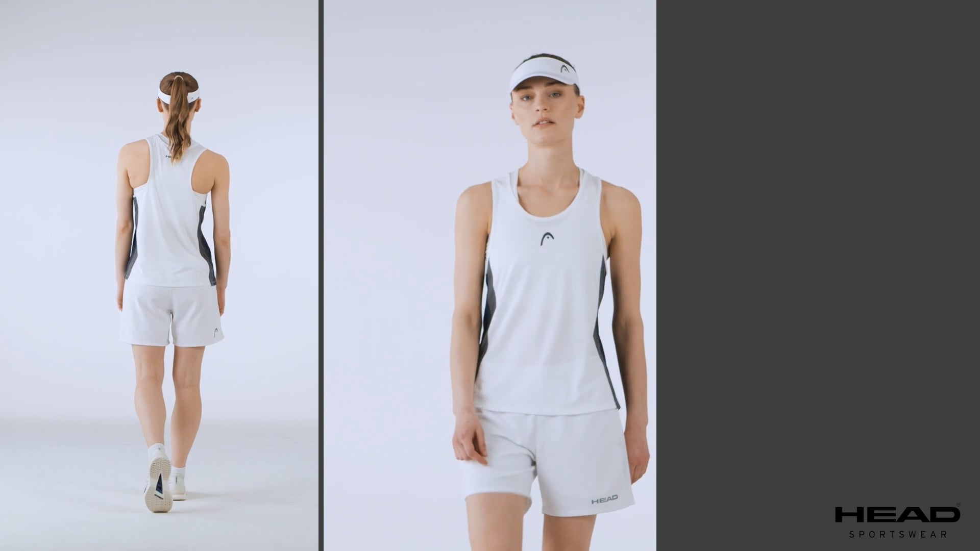 Női tenisz felső HEAD Club 25 Tech Tank Top W fehér