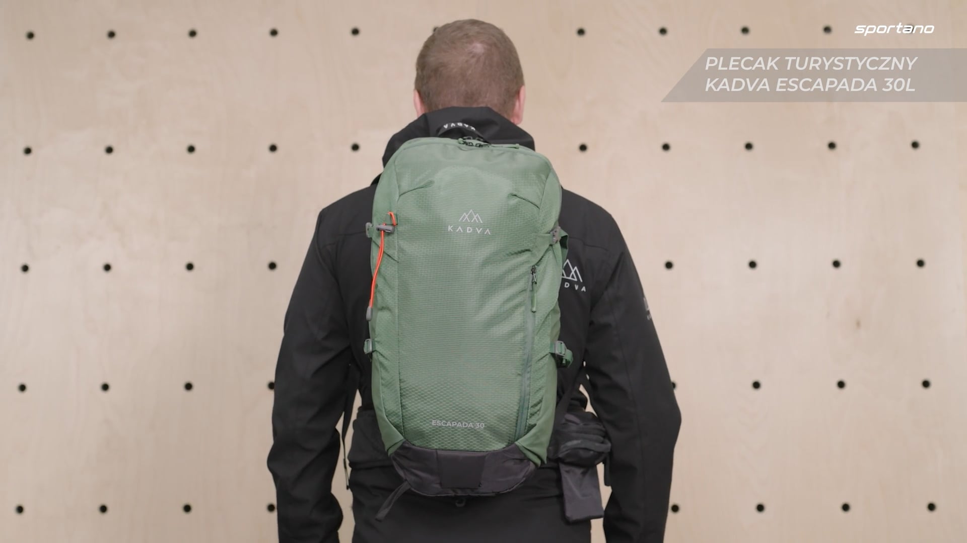 KADVA Escapada 30 l túra hátizsák fekete