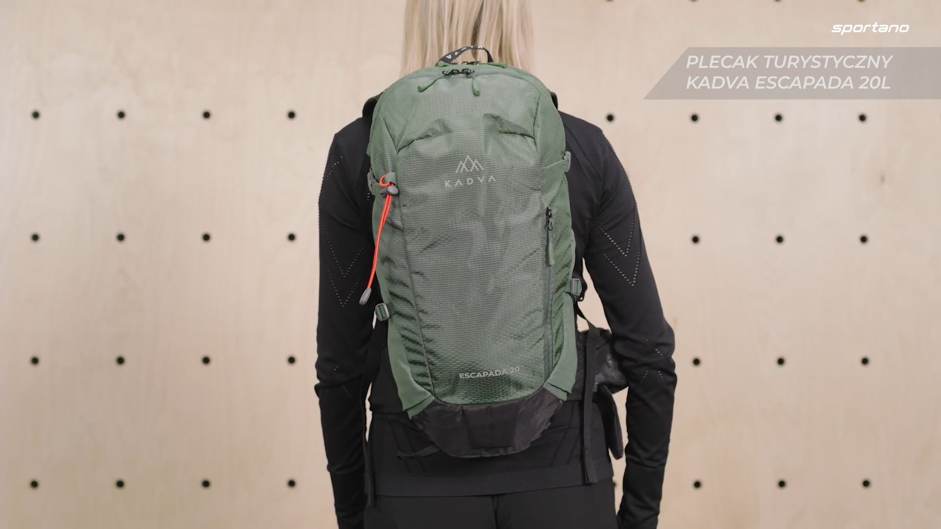 KADVA Escapada túra hátizsák 20 l zöld
