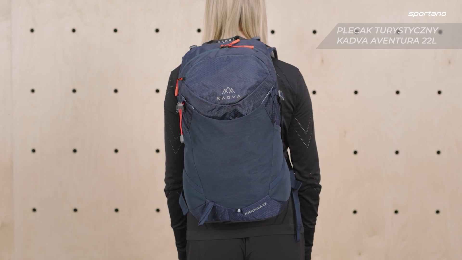 KADVA Aventura 22 l túrahátizsák acélkék
