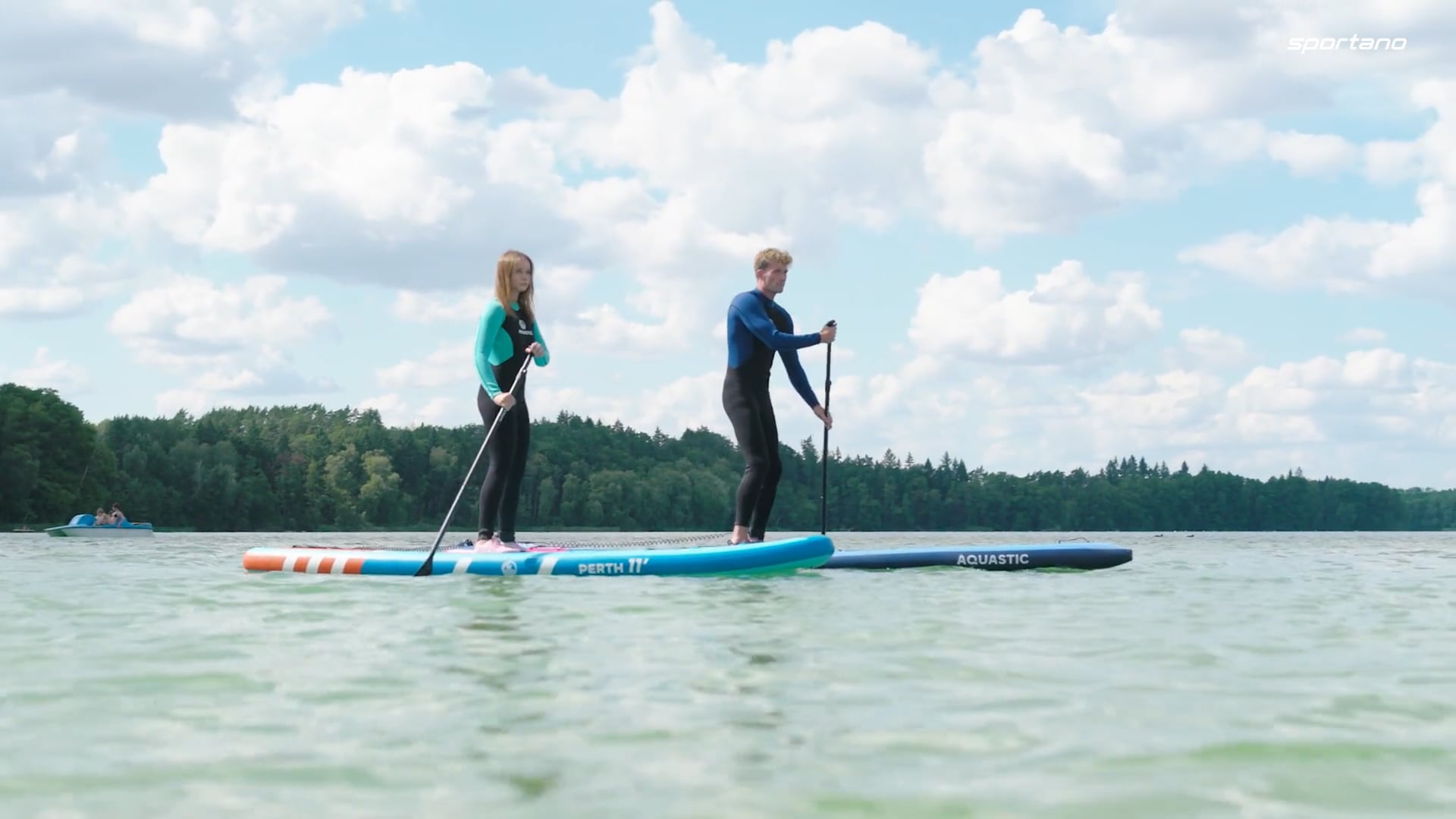 SUP deszka AQUASTIC Touring Pro 14’0" kék