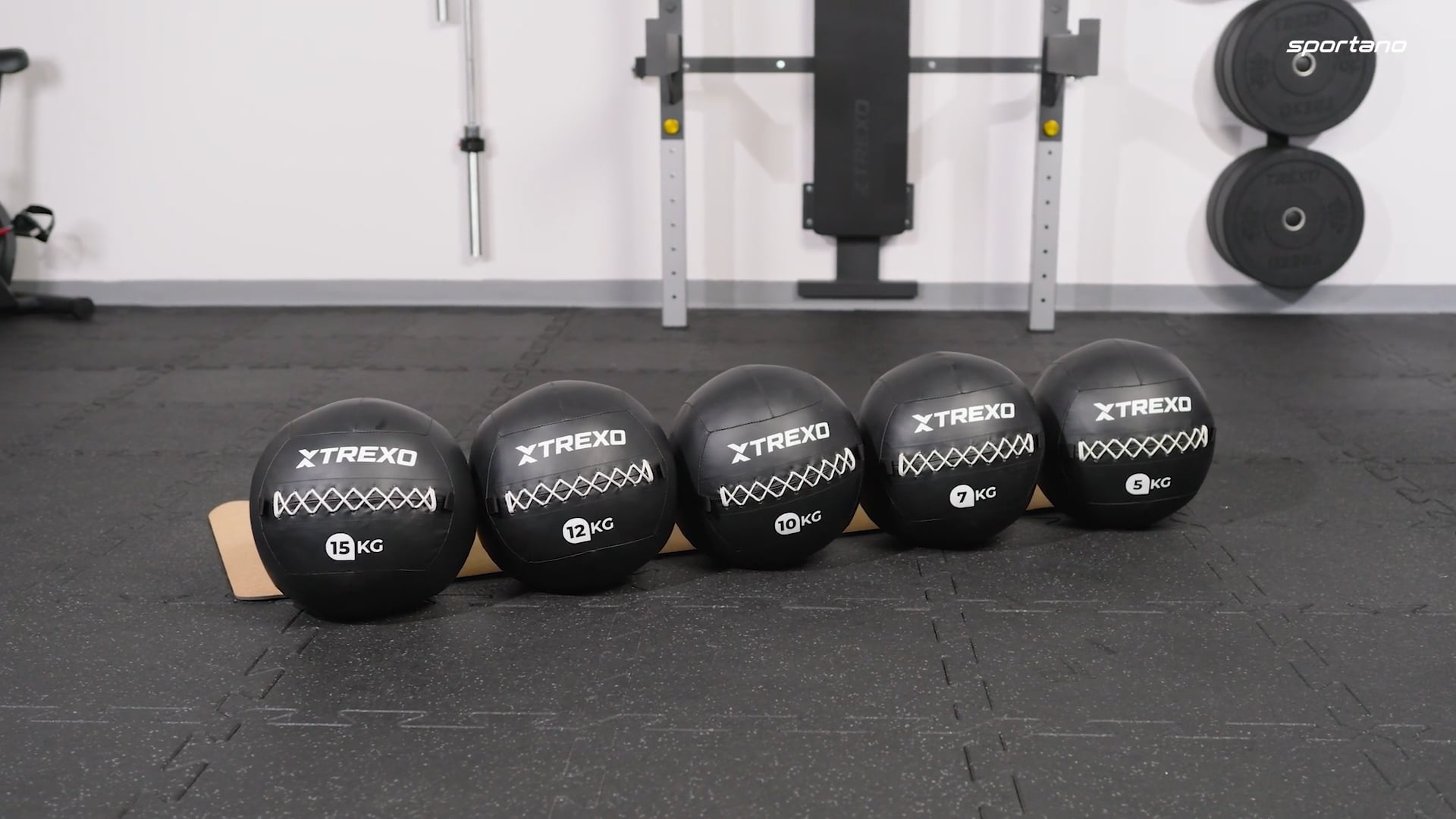 TREXO falilabda 5 kg fekete