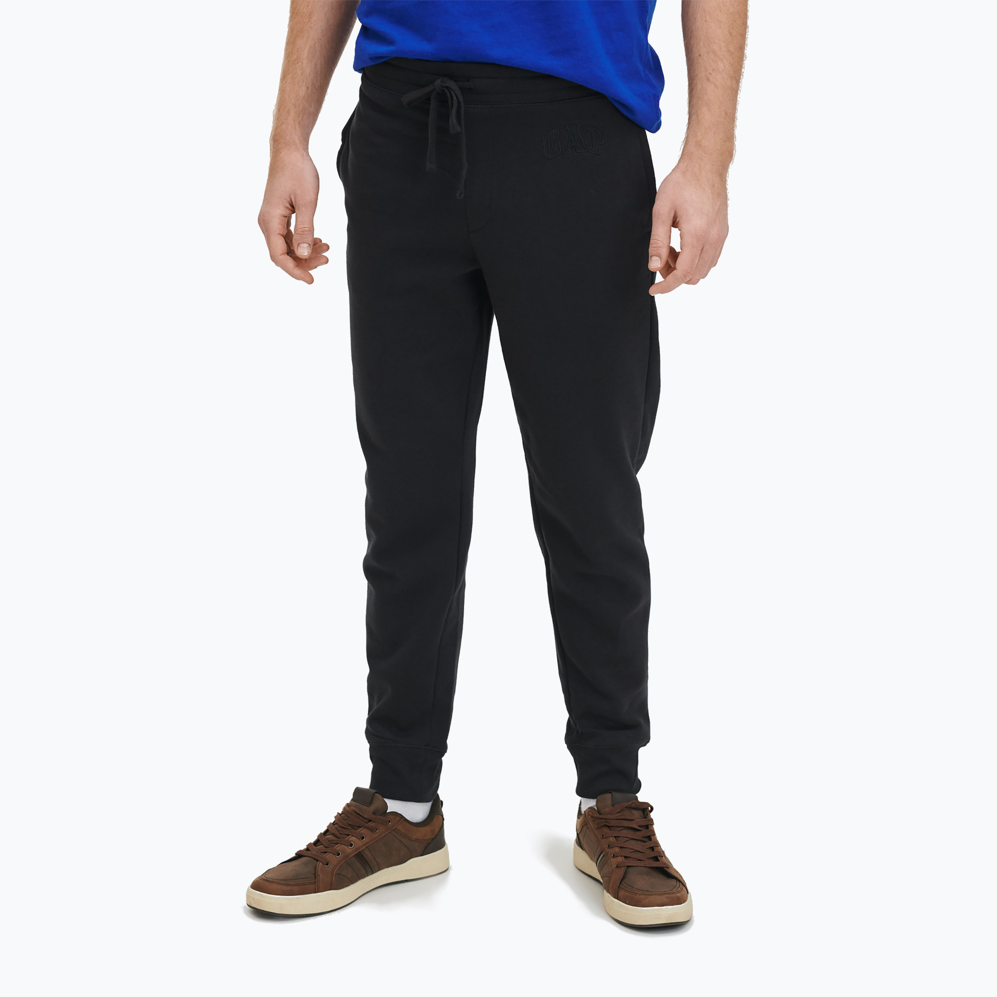 30%-kal olcsóbban.  Férfi nadrág GAP V-Heritage Logo Jogger moonless night. Méret: S