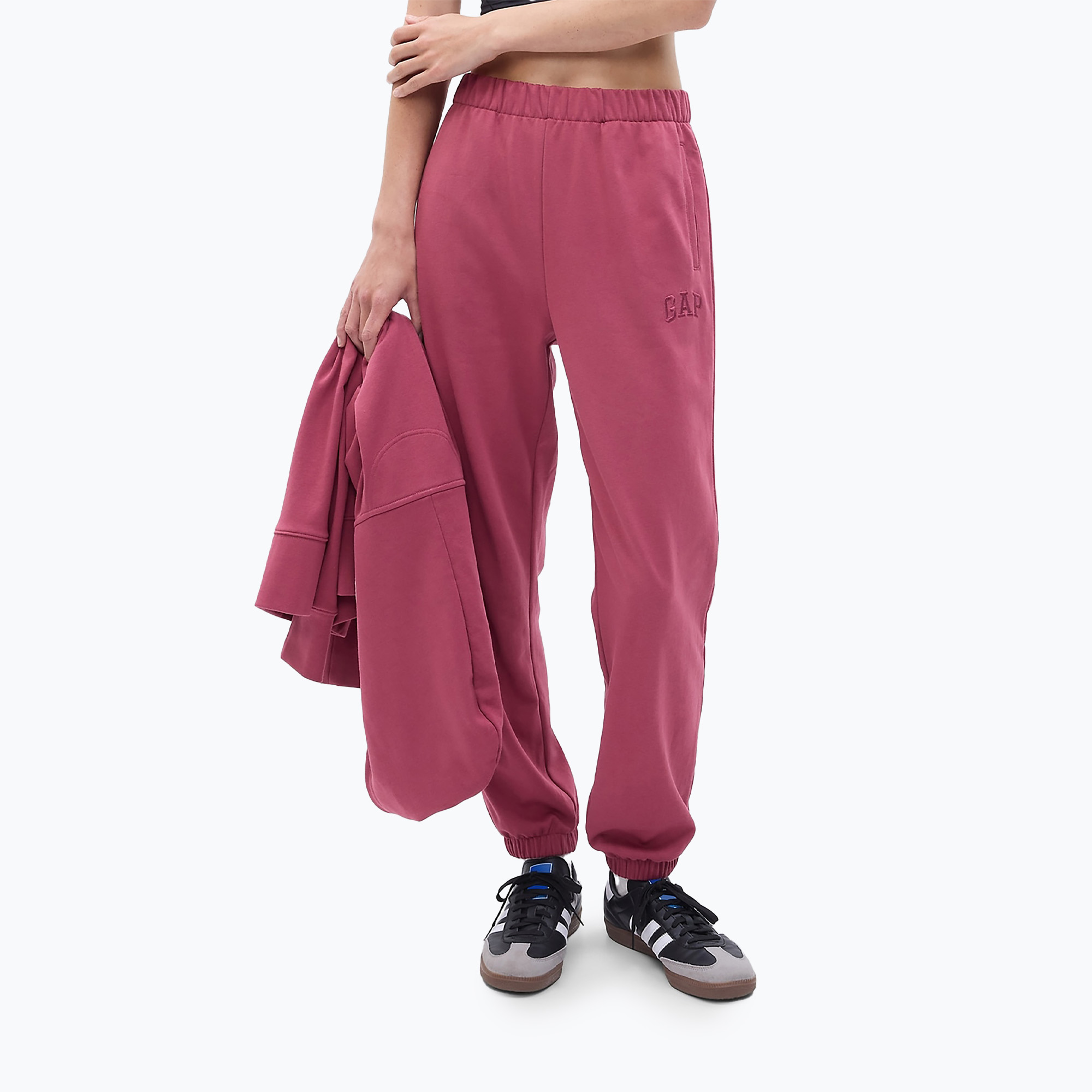 30%-kal olcsóbban.  Női nadrág GAP Frch Exclusive Easy HR Jogger száraz rózsa