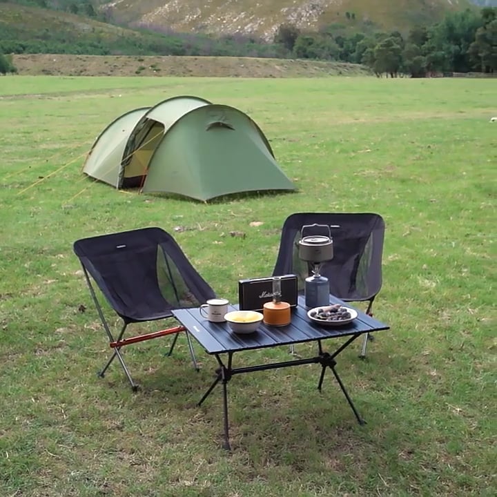 Kempingasztal Naturehike Aluminium Folding FT11 black