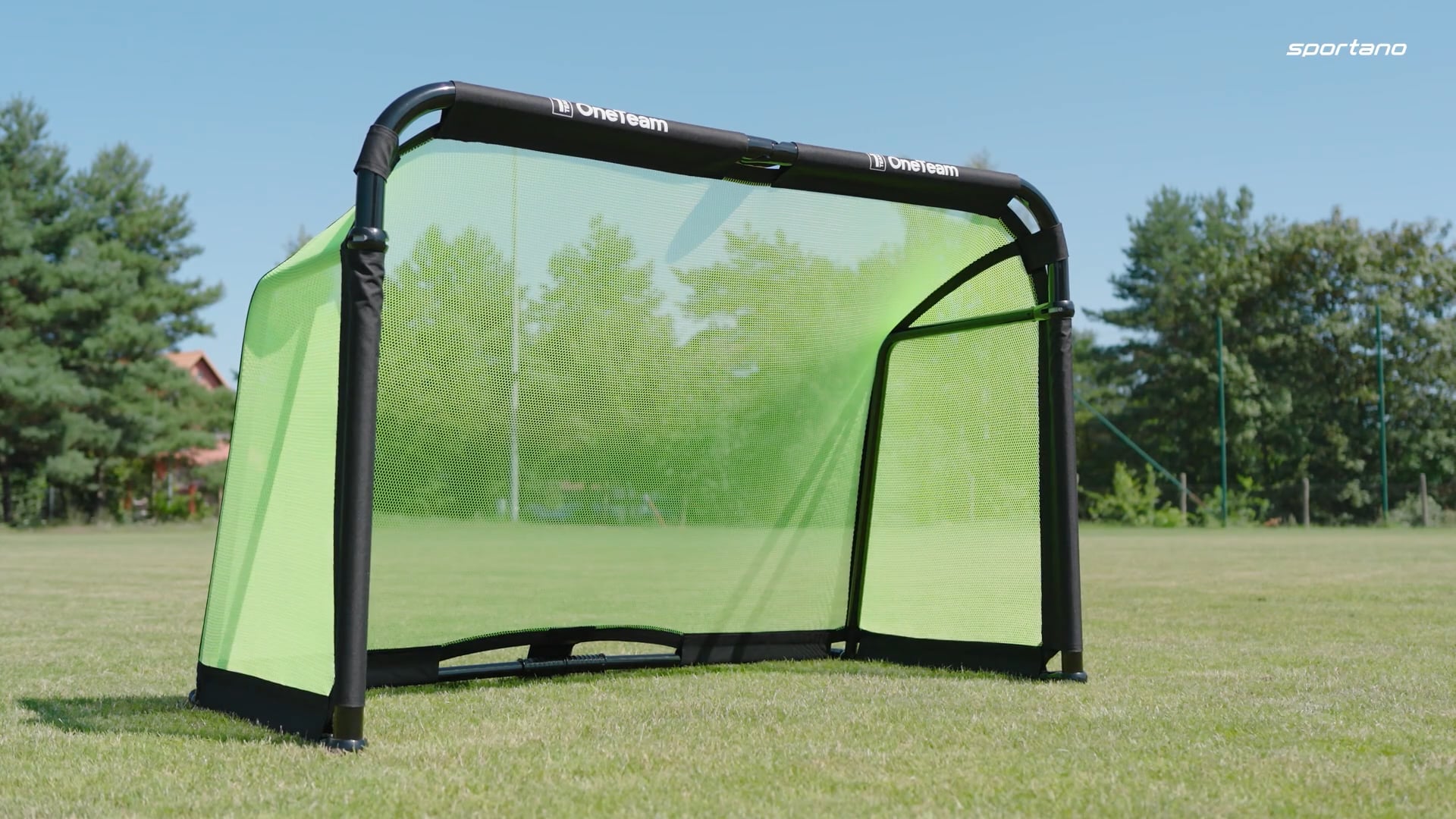Focikapu OneTeam SWIFTGOAL 180 x 120 cm foldable black/green